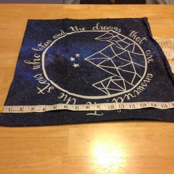 Decorative Pillow Cover, To the stars who listen.... - Picture 5 of 5